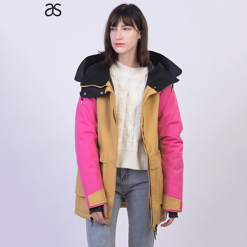 Wholesale Hooded Fashion Winter Outdoor Ski Suit Waterproof Warm Girls Jacket Manufacturer and Supplier Annecy Studio